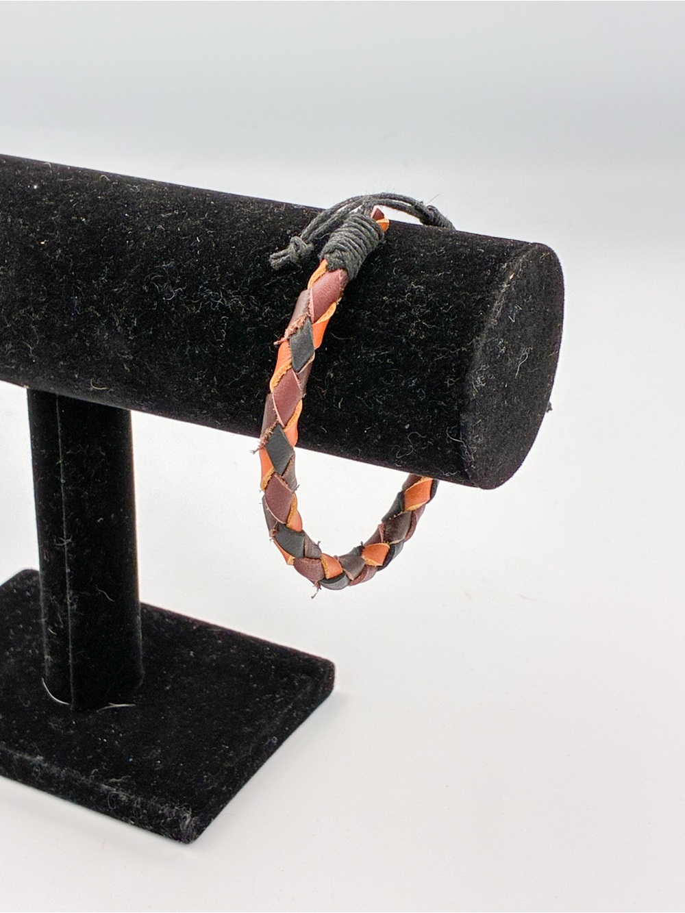 1PC Stylish Bracelet Woven String Bracelet  Dark Brown/ Light Brown